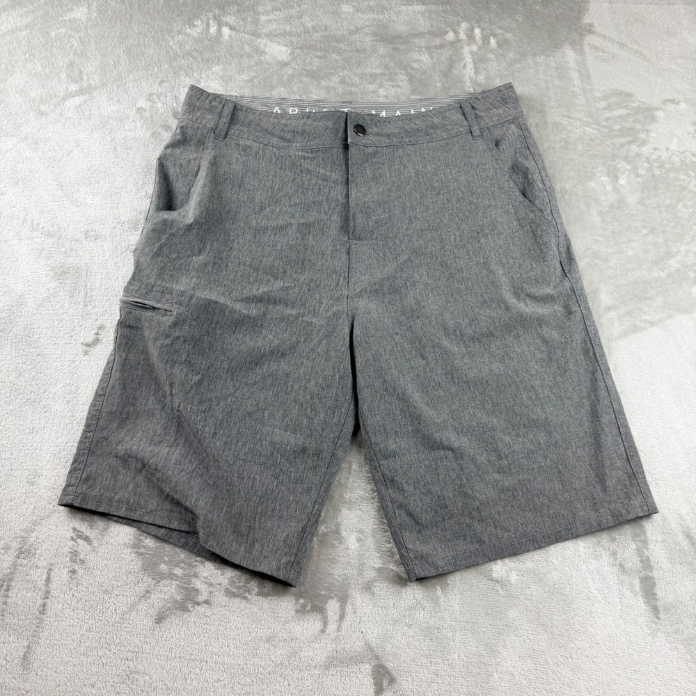 Abbot Main‎ Men's Hybrid Shorts Gray Flat Front Size 34